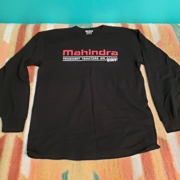 Mahindra Tops - Mahindra tractor long sleeve tshirt M